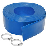 Gonioa backwash hose 50ft blue for high-flow pool maintenance