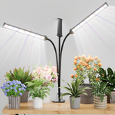 GooingTop grow light with gooseneck clip-on setup for versatile plant lighting.