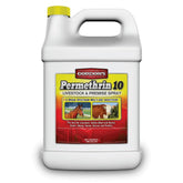 GORDON'S permethrin-10 premise spray bottle for effective livestock area insect control.