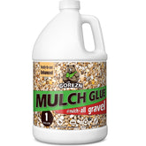 GoRezn mulch glue spray bottle securing ground cover for tidy landscapes