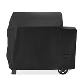 GORGERILA Weber Searwood XL 600 cover front view with weatherproof protection for outdoor grilling.