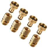 Gorilla Easy Connect quick-connect brass fittings for fast, leak-free hose connections.