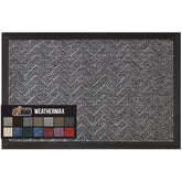 Gorilla Grip WeatherMAX doormat at the front door captures dirt and moisture.