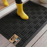 GORILLA GRIP WeatherMAX Midnight Maze front view, low profile for smooth door clearance.
