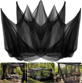 Gotorido mosquito netting for patio two pieces protects outdoor space from flying insects.