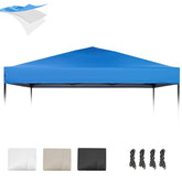 GOTRUTH 10x10 blue canopy top on frame for reliable shade outdoors.