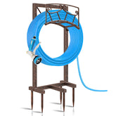 Gouisalin garden hose holder with sturdy base design for stable outdoor storage.