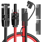 Goupchn solar to SAE extension cable, 60 cm, for RV charging and outdoor use.