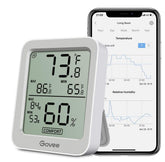 Govee H5075 large LCD display showing temperature and humidity at a glance.