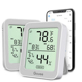 Govee indoor hygrometer with a 3-inch LCD display real-time temperature and humidity