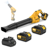 GoYwato cordless leaf blower with compact design for easy handling.