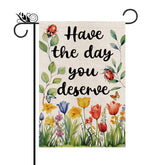 GPGHE Spring Garden Flag double-sided display for vivid outdoor decoration.