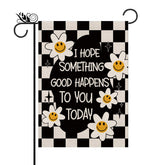 GPGHE Summer Garden Flag Daisy—double-sided, weather-resistant decor for outdoors.