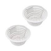 GQNDGN skimmer basket top view highlights durable plastic construction for long-lasting debris capture