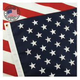 Grace Alley 3x5 American Flag front view on outdoor pole with durable colors