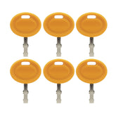 Gradora ignition keys 6pcs pack for quick mower ignition replacement