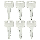 Gradora ignition keys 91A07-01910 front view highlights durable metal construction for forklifts