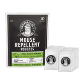 Grandpa Gus's extra-strength repellent pouch open for placement, natural deterrence.