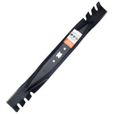Grasscool 21-inch mulching blade installed on a mower for even clippings