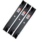 Grasscool 601124 blades for Hustler Raptor, front view, precision-cut performance