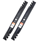 Grasscool 942-04290 mulching blades with 6-star pattern for Cub Cadet 46 inch deck, designed for mulching