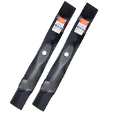 Grasscool D130 42 inch mulching blades package view easy installation.