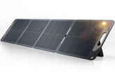 GRECELL 120W folding solar panel open for portable power on the go
