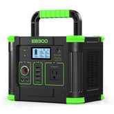 GRECELL portable power station powers a laptop via AC outlet for on-the-go work.