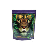 GreenGro Pride Lands Bloom Fertilizer bottle illustrates convenient bloom support for vibrant colors.