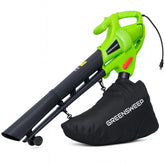 GreenSweep leaf blower in action for quick yard cleanup and debris removal.