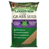 GreenView Pure Grass Seed Perennial Ryegrass Blend bag front for fast establishment of a lush lawn