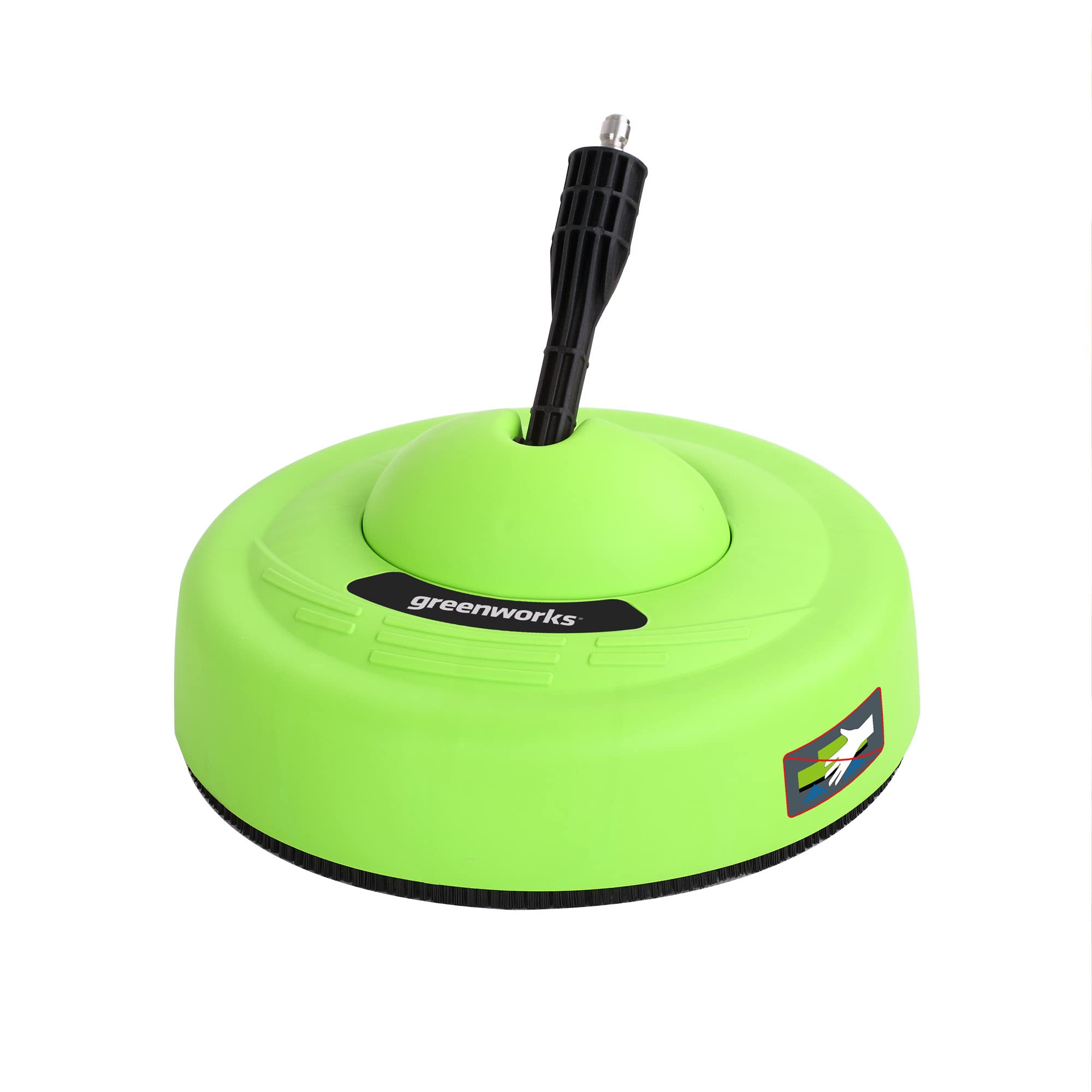 GreenWorks eleven-inch surface cleaner for universal washers; efficient driveway cleaning