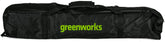 Greenworks carry case front view, durable transport for your pole saw.