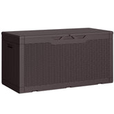 Greesum 100 gallon outdoor storage box lid with hydraulic assist for easy opening