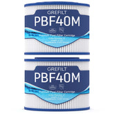 Grefilt 10-00282 filter two-pack packaging highlighting convenient replacement