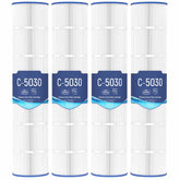 Grefilt C5030 pool filter cartridges pack for easier maintenance and clearer water.