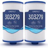 Grefilt hot tub filter compatible with Watkins 303279 for clean spa water