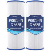 Grefilt Upgrade C-4326 hot tub filter replacement for compatible spa models