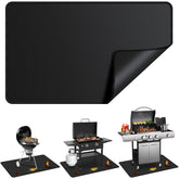 GRIBUDDY large grill mat 60x40 inches protecting deck from grease during grilling