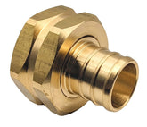 GRIDTECH brass garden hose adapter swivel closeup for leak-free connections