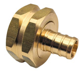 GRIDTECH brass garden hose adapter with swivel connection for leak-free outdoor watering.