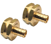 GRIDTECH brass garden hose adapter swivels for leak-free connection