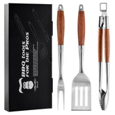 GRILAZ rosewood spatula with sturdy stainless steel for easy flipping