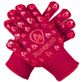 Grill Armor Gloves with Fingers provide heat protection during high-heat cooking.