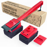 Grill Stripper bristle-free brush with steam cleans greasy grates safely.