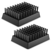 GRILLART replacement brush head set shows two durable heads for quick swap.