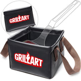 GRILLART soak basin main view showing bristle-free steam cleaning companion