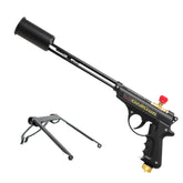GRILLBLAZER GrillGun ignition jet enables instant charcoal start for faster grilling.