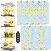 GroCruiser 10Panel grow light close-up highlighting full-spectrum LEDs for indoor plant growth.