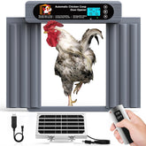 GROPOW extralarge front view shows a sturdy, roomy door for reliable coop access.
